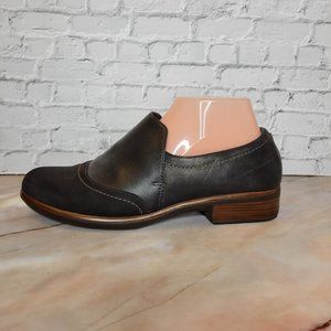 Naot Black Leather Loafers
